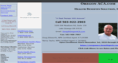 Desktop Screenshot of oregonaca.com